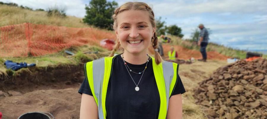 Edinburgh alumna and current PhD student in Archaeology, Emily Johnston