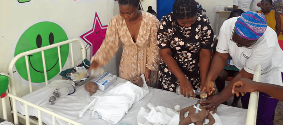 Nurses in Ghana