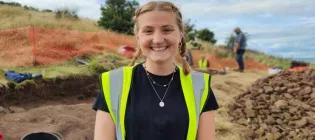 Edinburgh alumna and current PhD student in Archaeology, Emily Johnston