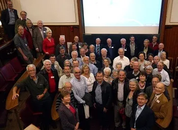 Some of the participants in the Old Anatomy Lecture Theatre