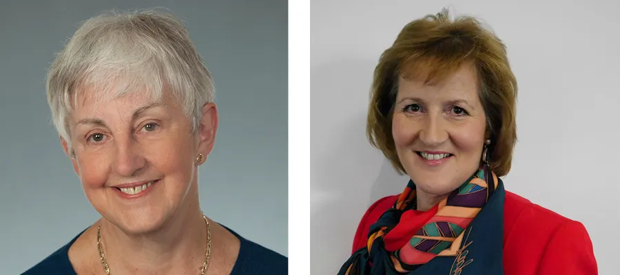 Dr Alison Elliot CBE and Barbara Allison CBE