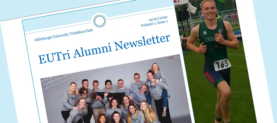 Masthead of EUTri newsletter 2019