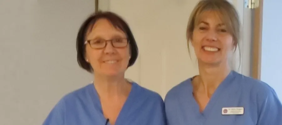 Sheila Rodgers and Glynis