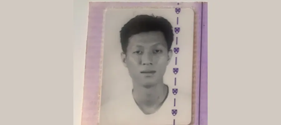 Melvin New's student ID photo