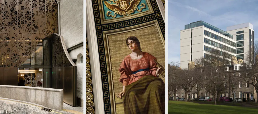 St Cecilia's Hall, McEwan Hall, Appleton Tower