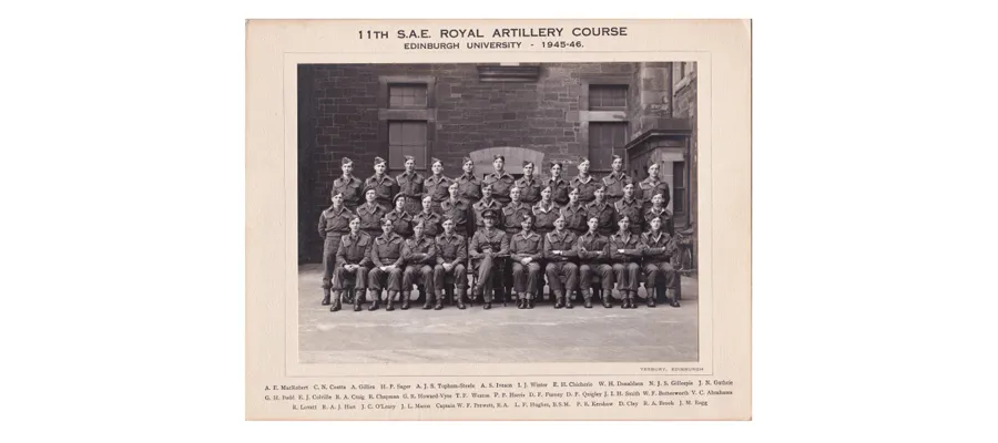 Vivian Abrahams Royal Artillery