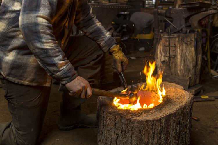 Wicks Forge metal bowls