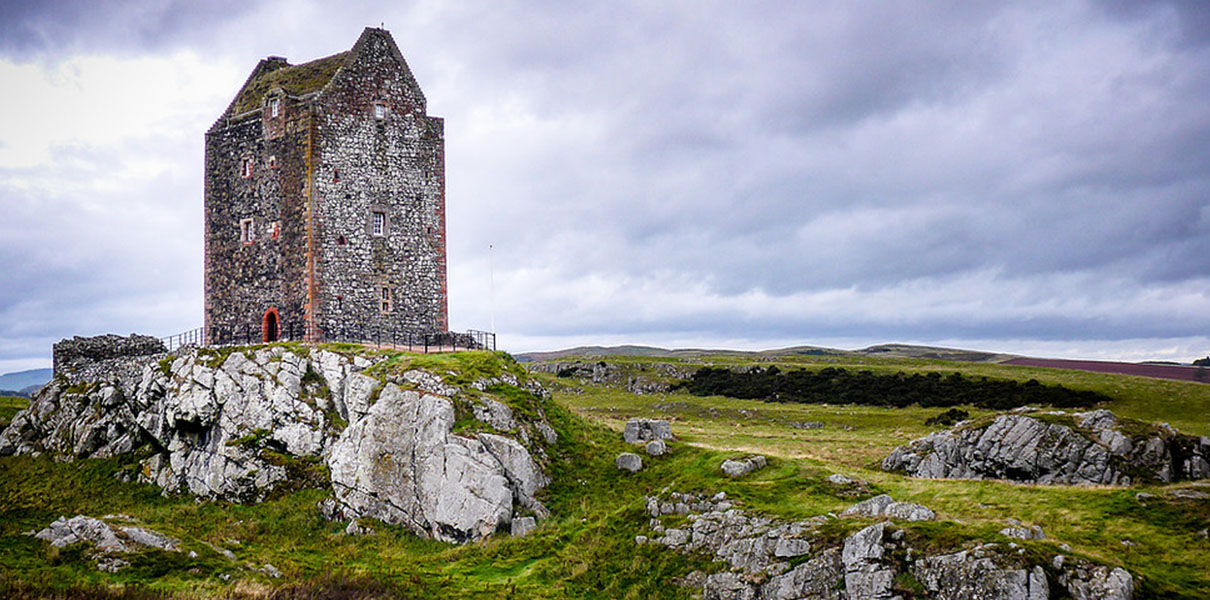 Smailholm Tower at Sandyknowe