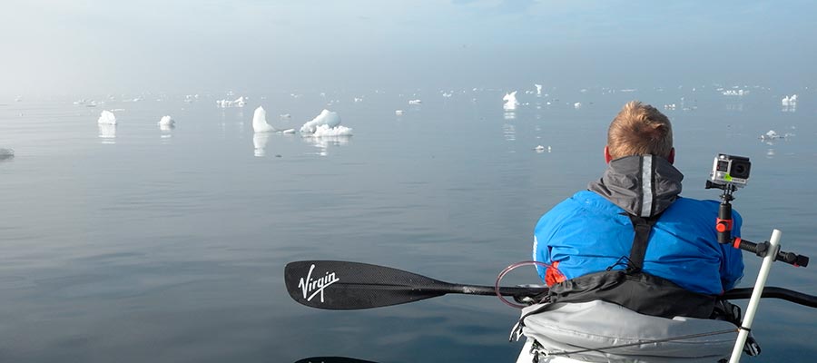 George Bullard kayak