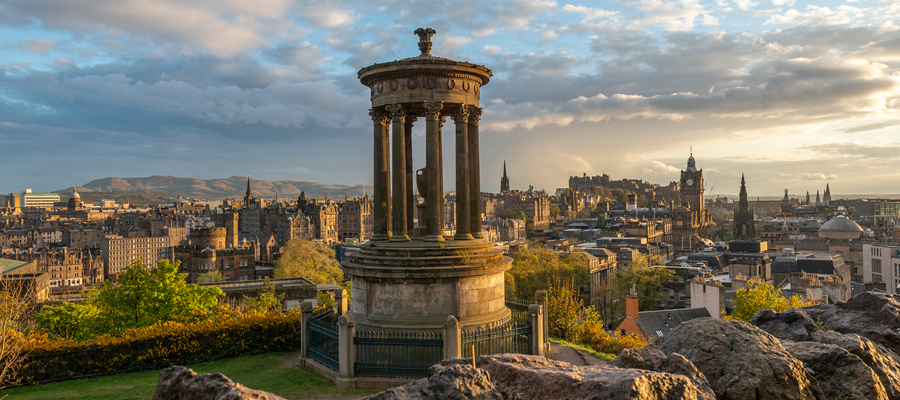 Edinburgh from Calton Hill.