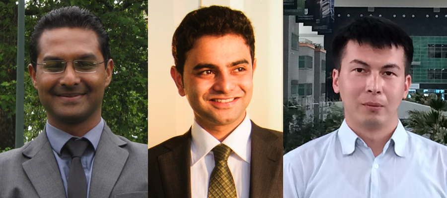 Amal Bholah, Sushant Desai and Bagdat Myrzakhmetov