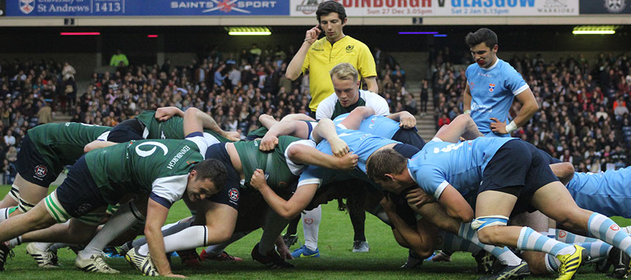 Photo of a rugby match