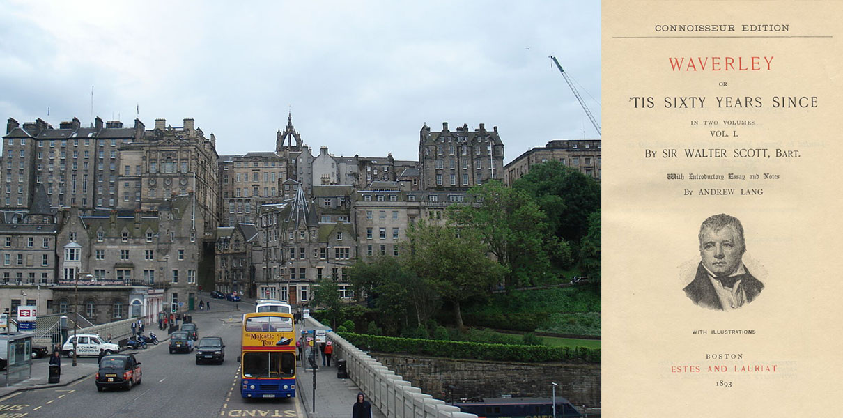 Waverley Bridge and novel